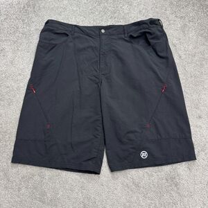 Novara Nylon Active Utility Shorts Mens XL Black Pockets Outdoor Hiking 40x12